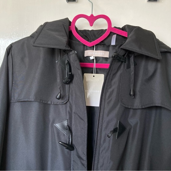 BNWT ANTHOLOGY SPRING BLACK WOMENS PADDED LADIES GIRLS HOOD JACKET COAT PARKA 16 - Picture 12 of 15